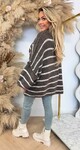 JUMELLE STIKSEL STRIPE SWEAT CHOCO