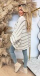 JUMELLE STIKSEL STRIPE SWEAT BEIGE