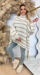 JUMELLE STIKSEL STRIPE SWEAT BEIGE