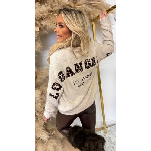 LOS ANGELES WEST SWEAT AM838 TAUPE