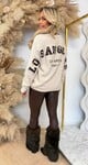 LOS ANGELES WEST SWEAT AM838 TAUPE