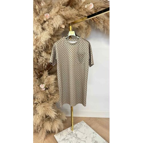 POCKET CIRCLE DRESS BEIGE/TAUPE