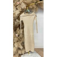 KRAAG RIB DRESS 91022 BEIGE