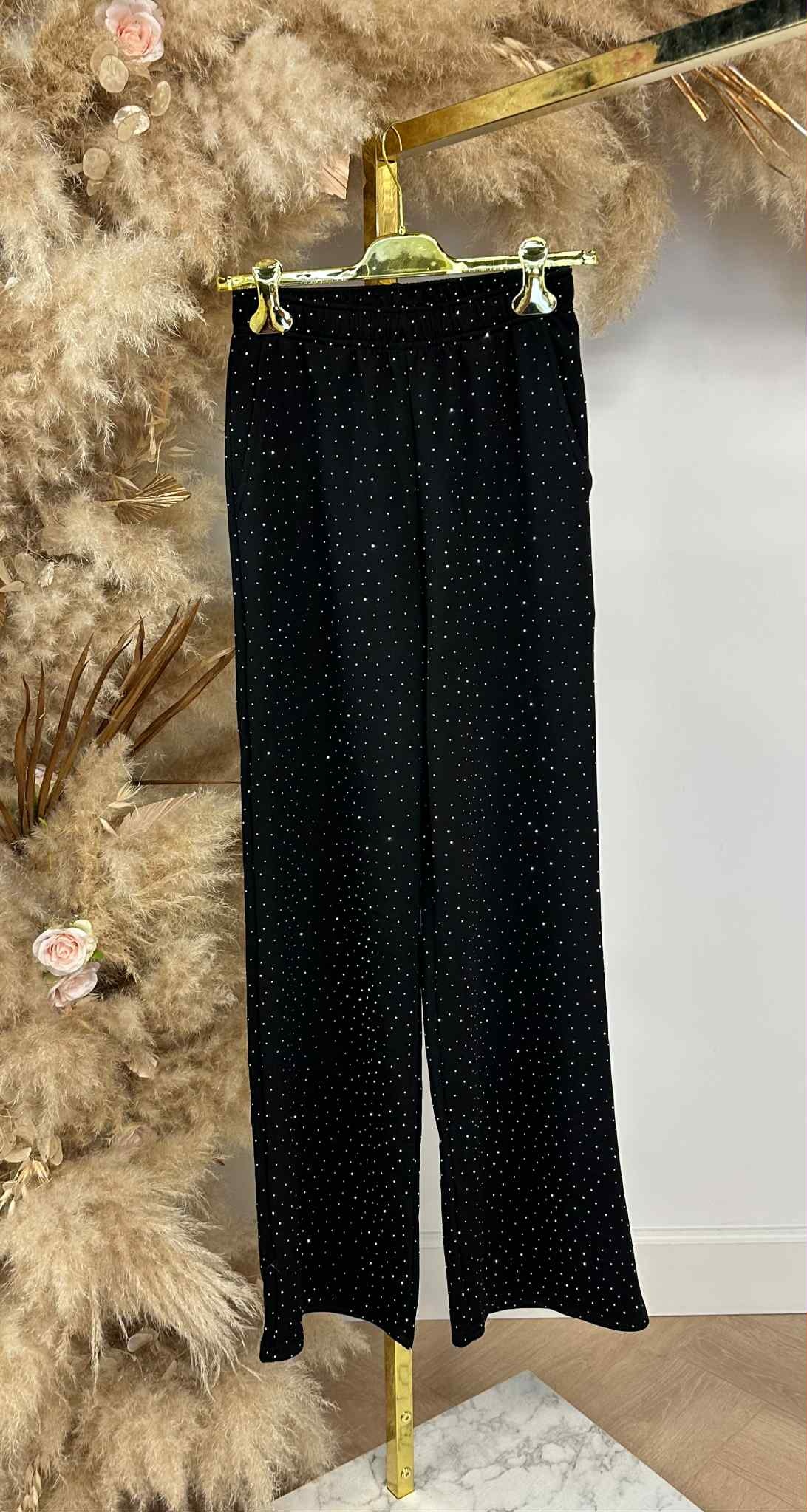 BY SWAN GLITTER JOGGER 9373G BLACK