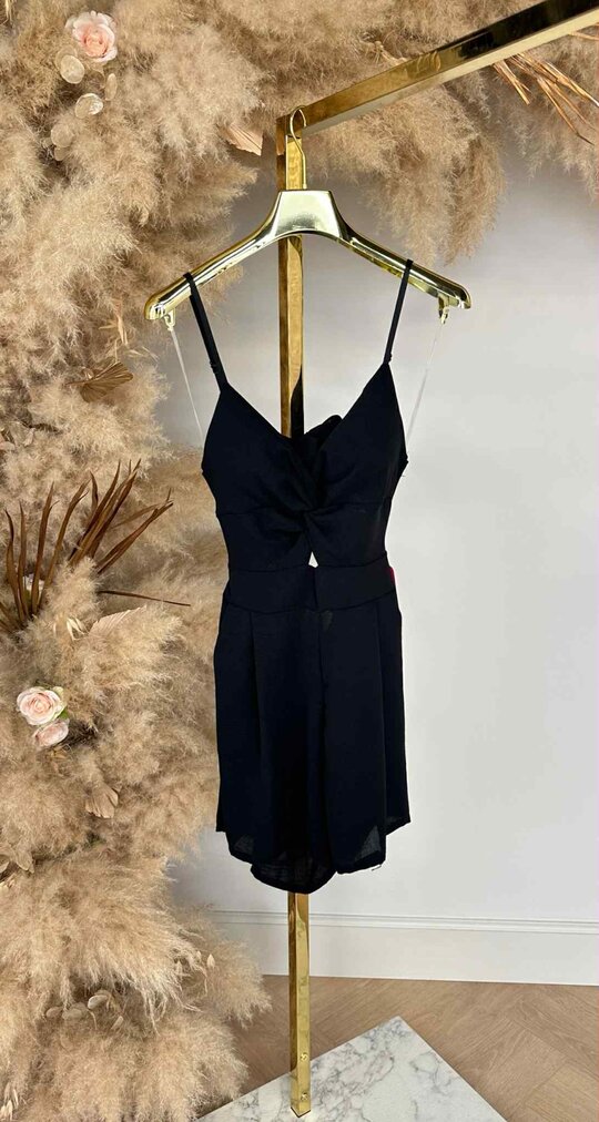 BOWIE BASIC PLAYSUIT BLACK