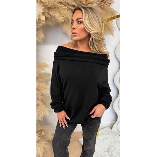 STIKSEL OMSLAG SOFT SWEAT BLACK