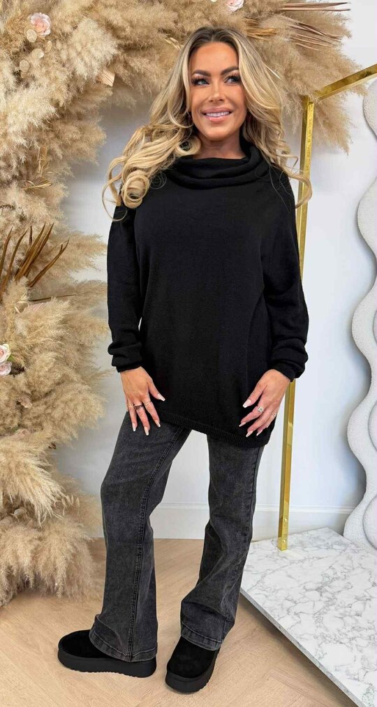 STIKSEL OMSLAG SOFT SWEAT BLACK STIKSEL OMSLAG SOFT SWEAT BLACK