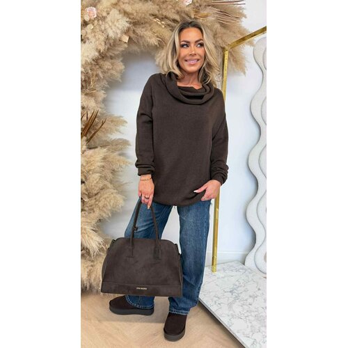 STIKSEL OMSLAG SOFT SWEAT CHOCO