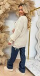 KNITTED BUTTON TRUI BEIGE KNITTED BUTTON TRUI BEIGE