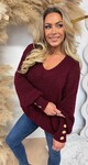 KNITTED BUTTON TRUI BORDEAUX KNITTED BUTTON TRUI BORDEAUX