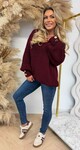 KNITTED BUTTON TRUI BORDEAUX KNITTED BUTTON TRUI BORDEAUX