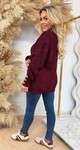 KNITTED BUTTON TRUI BORDEAUX KNITTED BUTTON TRUI BORDEAUX