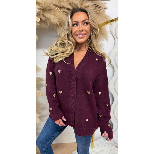 HARTJES KNITTED VEST/SWEAT 997 BORDEAUX HARTJES KNITTED VEST/SWEAT 997 BORDEAUX