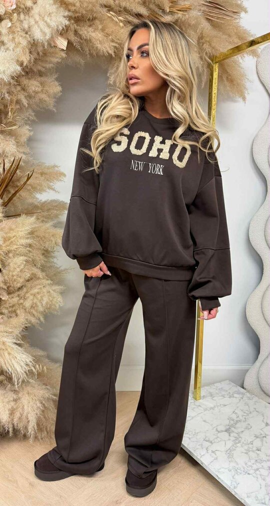 SOHO 2 PIECE SET CHOCO SOHO 2 PIECE SET CHOCO