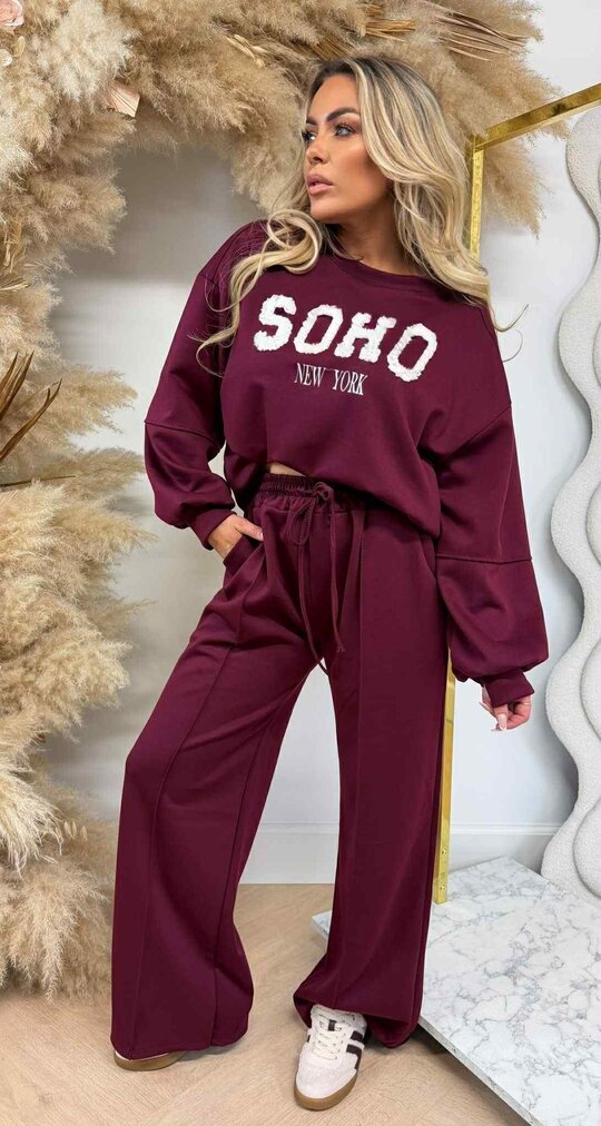 SOHO 2 PIECE SET BORDEAUX SOHO 2 PIECE SET BORDEAUX