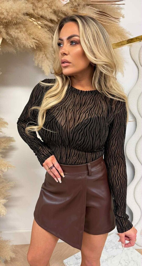 BY SWAN SPARKLE PRINT BODY 9738 COFFEE BY SWAN SPARKLE PRINT BODY 9738 COFFEE