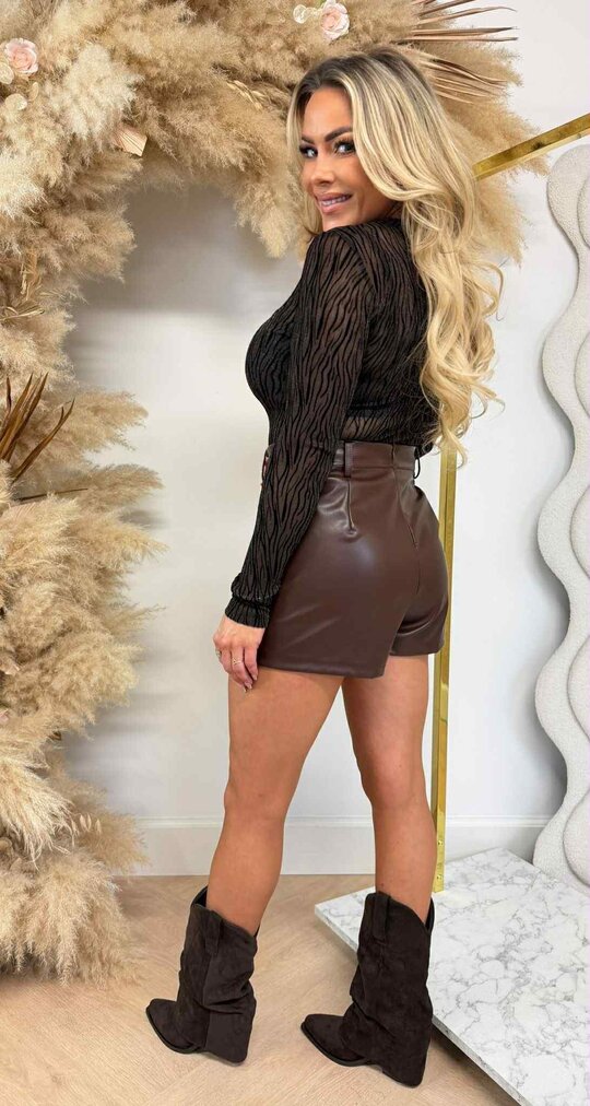 BY SWAN SPARKLE PRINT BODY 9738 COFFEE BY SWAN SPARKLE PRINT BODY 9738 COFFEE