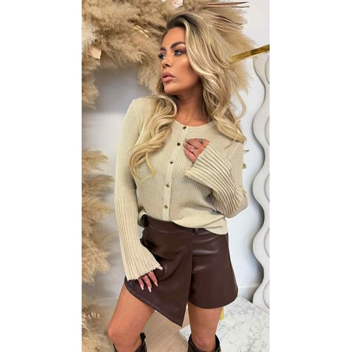 SPARKLE VEST/TOP 9328 BEIGE