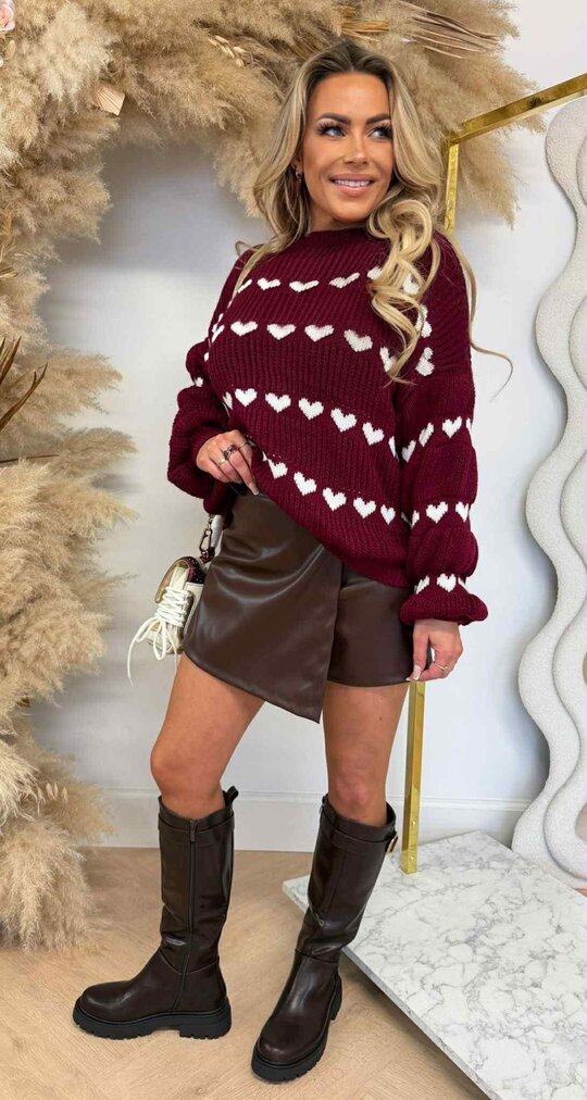 SWEETHEART TRUI BORDEAUX SWEETHEART TRUI BORDEAUX