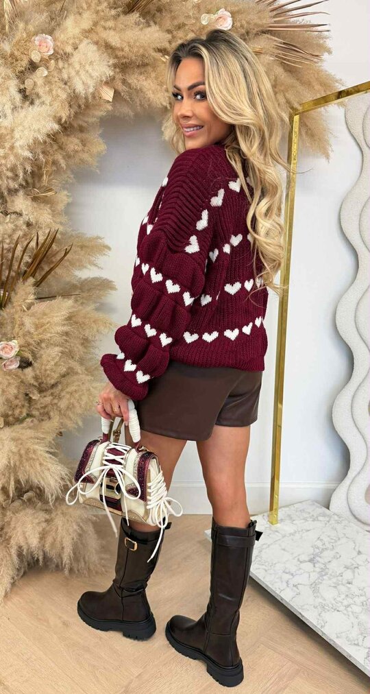 SWEETHEART TRUI BORDEAUX SWEETHEART TRUI BORDEAUX