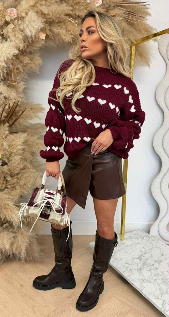 SWEETHEART TRUI BORDEAUX SWEETHEART TRUI BORDEAUX