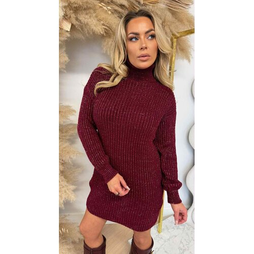 SPARKLE KOL DRESS BORDEAUX SPARKLE KOL DRESS BORDEAUX