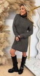 SPARKLE KOL DRESS TAUPE SPARKLE KOL DRESS TAUPE