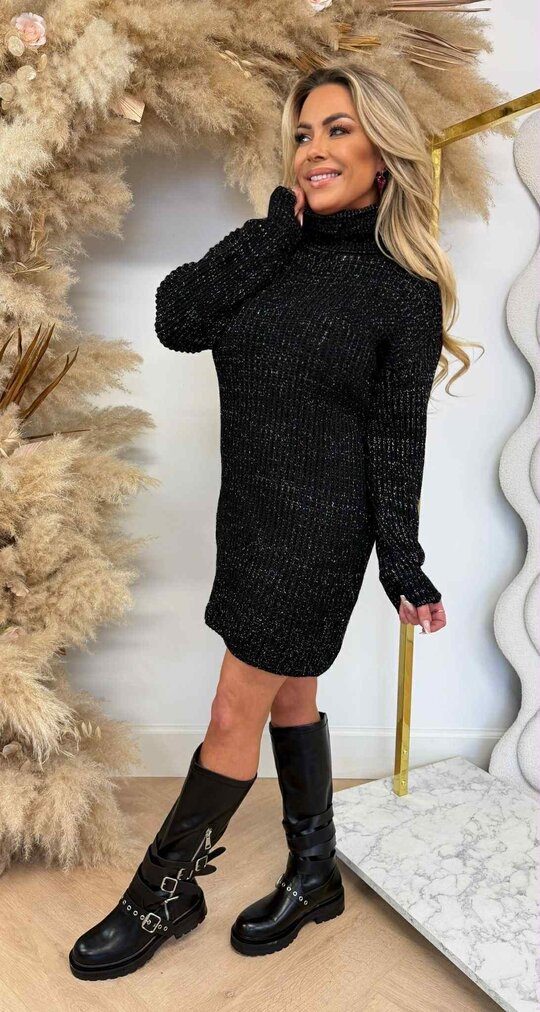 SPARKLE KOL DRESS BLACK