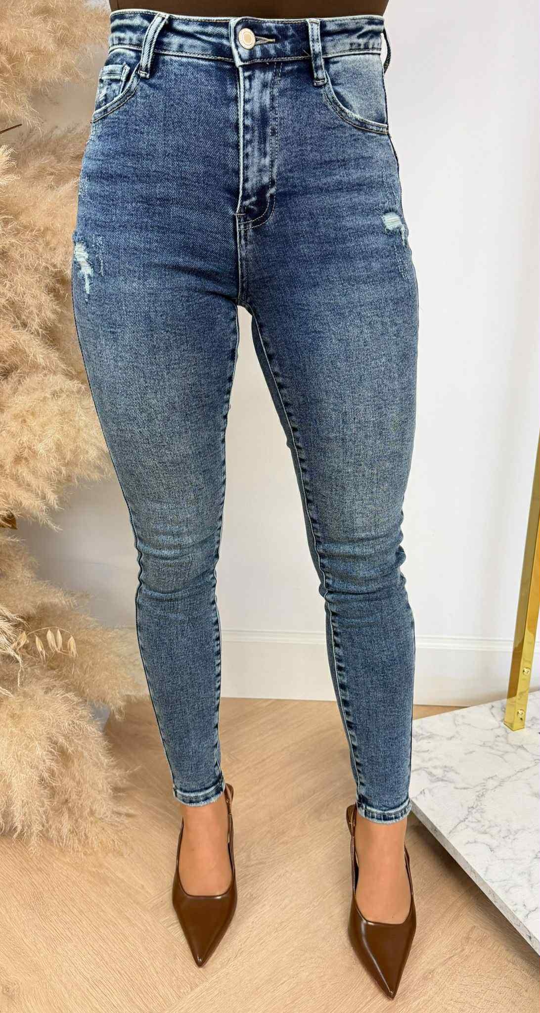 DESTROYED SKINNY JEANS 5355-6
