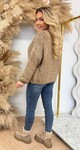 SOFT TEDDY BUTTON VEST/SWEAT 0165 TAUPE SOFT TEDDY BUTTON VEST/SWEAT 0165 TAUPE