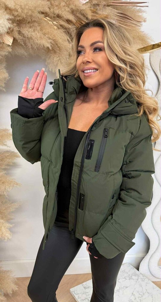 BESTSELLER WINTERJACKET SHORT 7588 ARMYGREEN BESTSELLER WINTERJACKET SHORT 7588 ARMYGREEN