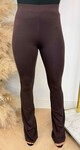 FLARED STRETCH PANTS NA0015 CHOCO FLARED STRETCH PANTS NA0015 CHOCO