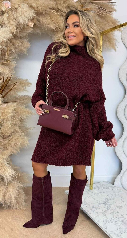 CUDDLY TEDDY LONG SWEAT BORDEAUX CUDDLY TEDDY LONG SWEAT BORDEAUX