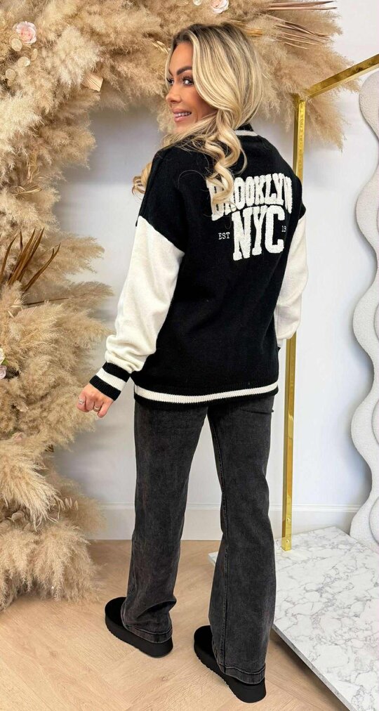 BROOKLYN NYC VEST/SWEAT 230809 BLACK BROOKLYN NYC VEST/SWEAT 230809 BLACK