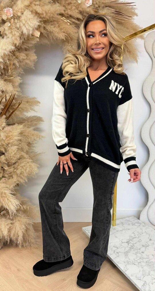 BROOKLYN NYC VEST/SWEAT 230809 BLACK BROOKLYN NYC VEST/SWEAT 230809 BLACK