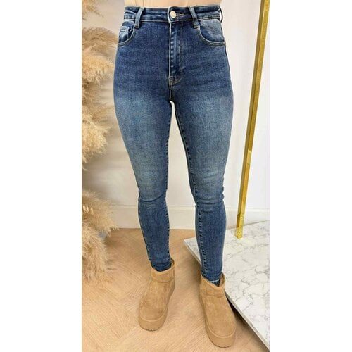 BASIC LAULIA JEANS 5377-14 DARKBLUE BASIC LAULIA JEANS 5377-14 DARKBLUE
