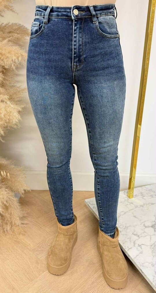 BASIC LAULIA JEANS 5377-14 DARKBLUE BASIC LAULIA JEANS 5377-14 DARKBLUE