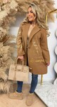 GOLDY TEKST COAT CAMEL GOLDY TEKST COAT CAMEL