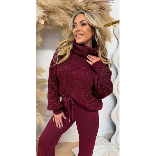 KOL LUREX TRUI BORDEAUX KOL LUREX TRUI BORDEAUX