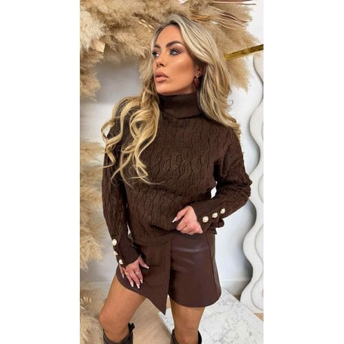 KABEL KOL PEARL SWEAT 5023 CHOCO KABEL KOL PEARL SWEAT 5023 CHOCO