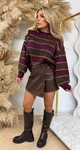 MUSTHAVE STRIPE SWEAT 1866 BORDEAUX MUSTHAVE STRIPE SWEAT 1866 BORDEAUX