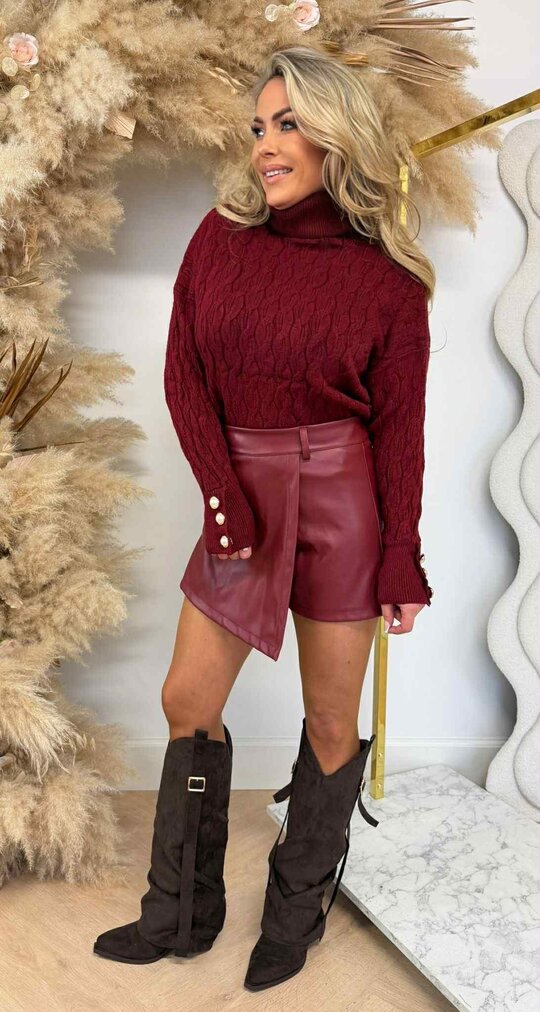 KABEL KOL PEARL SWEAT 5023 WINE KABEL KOL PEARL SWEAT 5023 WINE