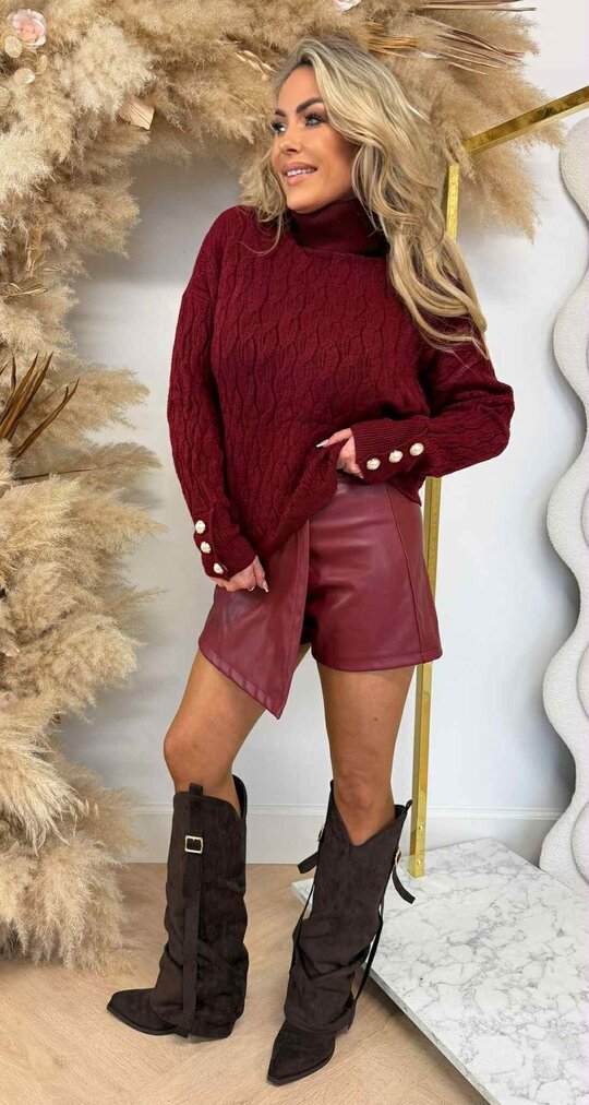 KABEL KOL PEARL SWEAT 5023 WINE KABEL KOL PEARL SWEAT 5023 WINE