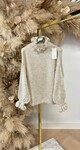 RUFFLE BASIC SWEAT BEIGE *L*