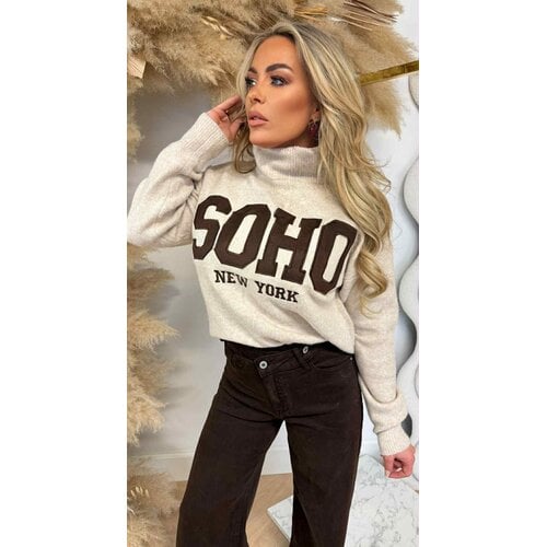 SOHO KOL SWEAT AM885 BEIGE