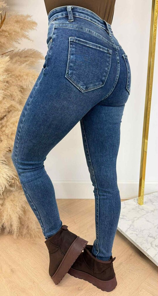 STRETCH SKINNY JEANS 5377-6 DENIMBLUE