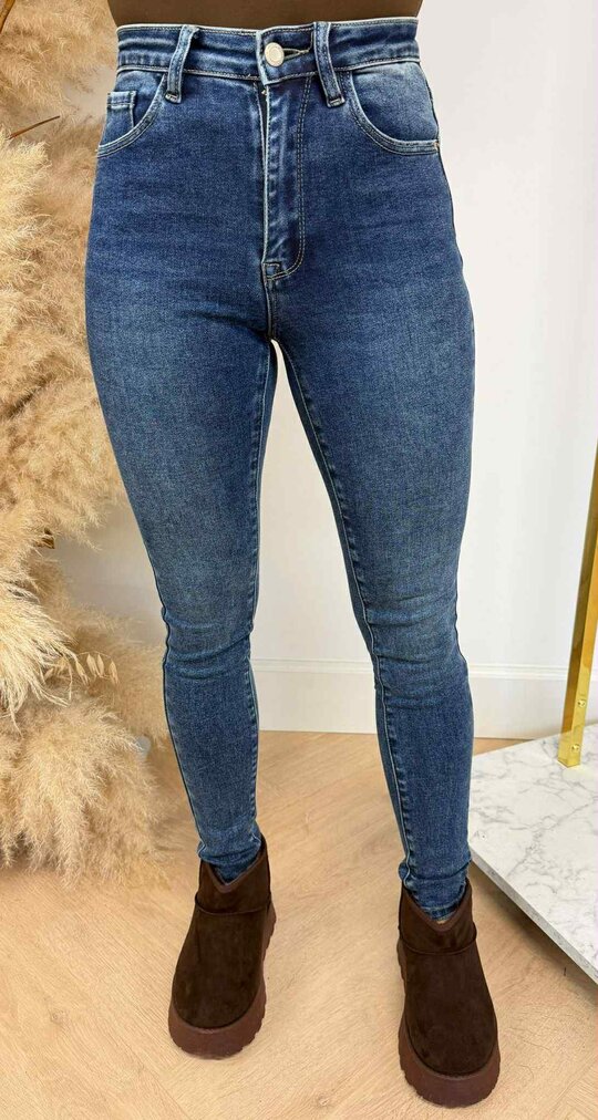 STRETCH SKINNY JEANS 5377-6 DENIMBLUE