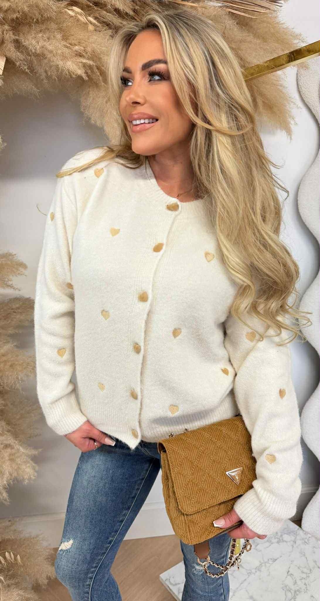 HARTJES SWEAT/VESTJE 683 CREME