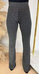 JULIE GLITTER FLARED PANTS SILVER