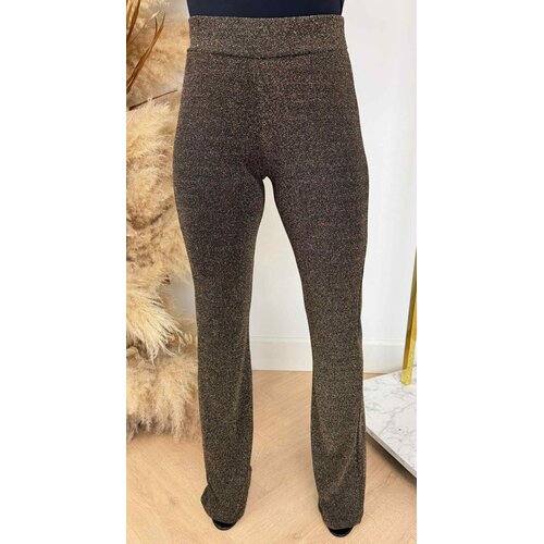 JULIE GLITTER FLARED PANTS GOLD JULIE GLITTER FLARED PANTS GOLD